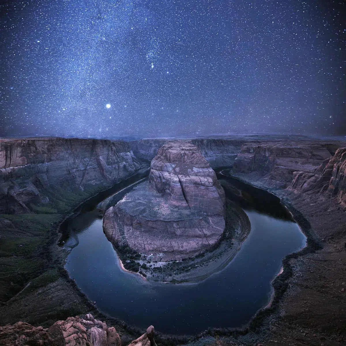 An Evening at Horseshoe Bend, by Rick Rose-PurePhoto