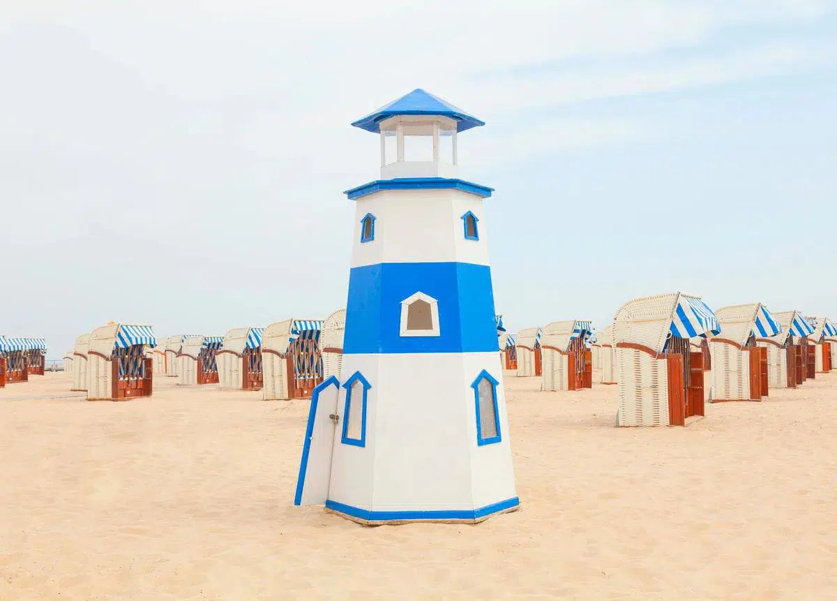 Beach Castle I, by Leo Caillard-PurePhoto