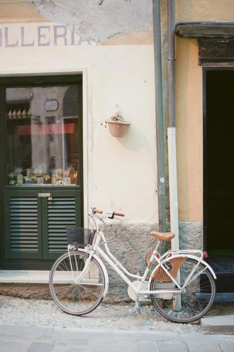 Bicycle in Monterosso, Italy, by Lauren Jonas-PurePhoto