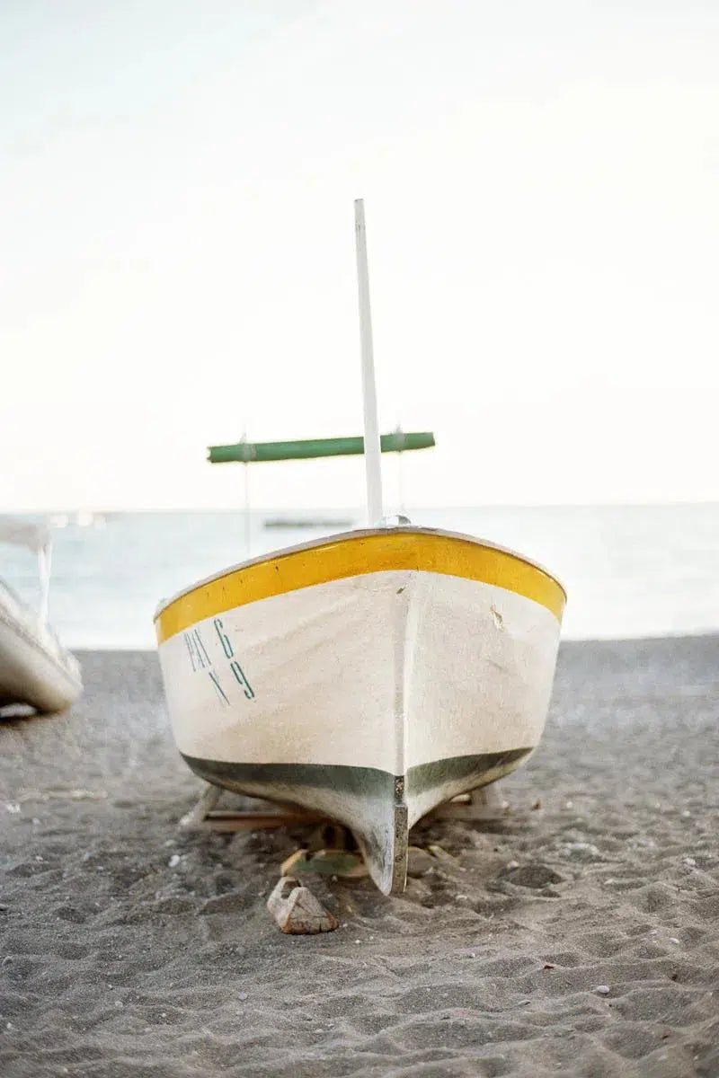 Boat on the Beach, Positano, Italy, by Aaron Delesie-PurePhoto