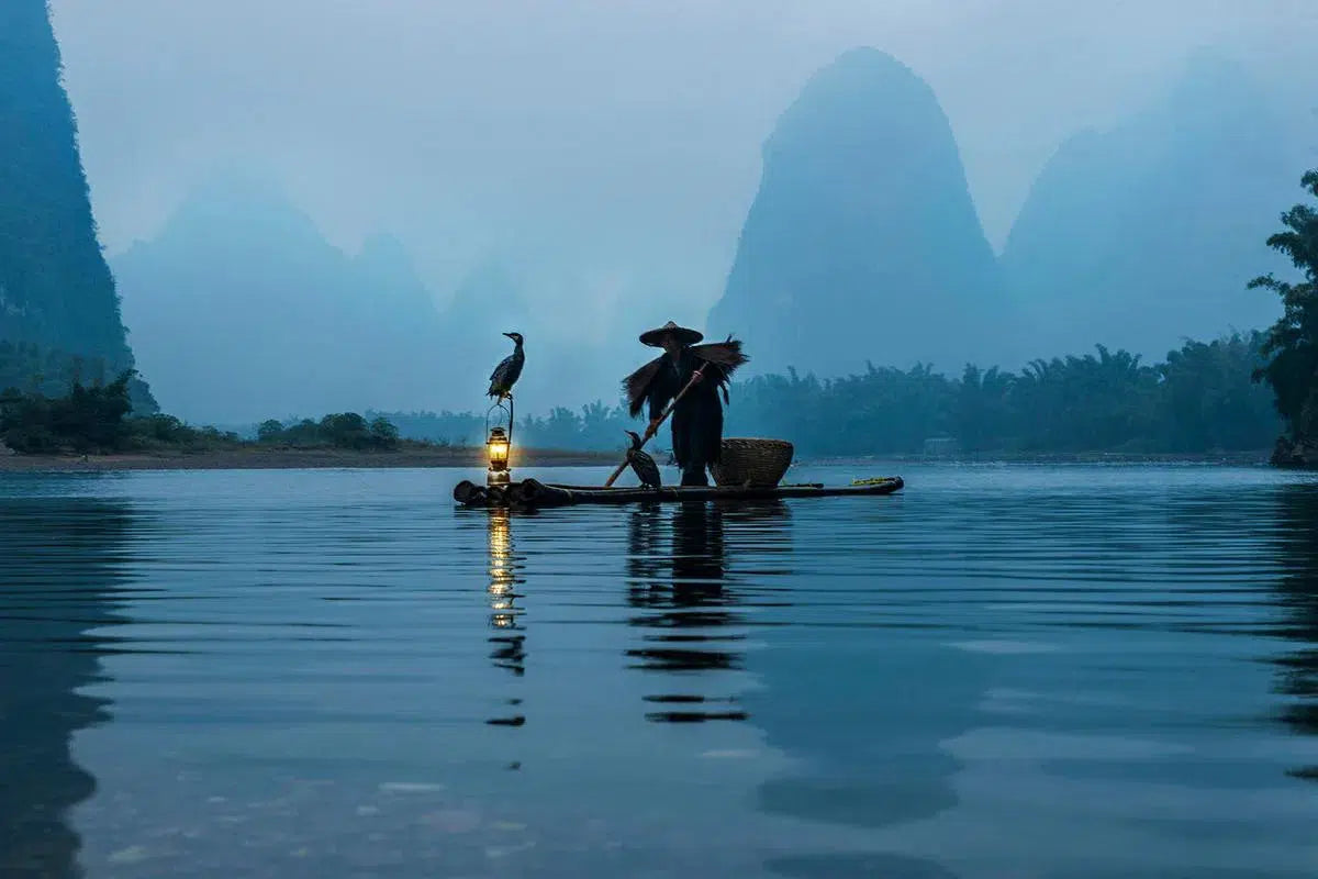 Cormorant Fisherman, by Garret Suhrie-PurePhoto