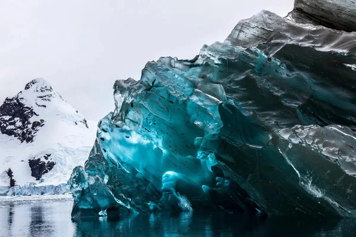 Flipped Iceberg in Antarctica 2, by Alex Cornell-PurePhoto