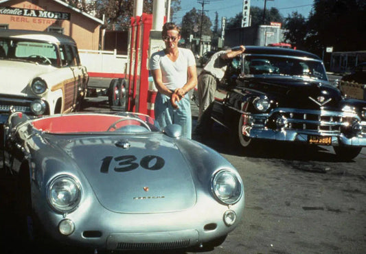James Dean filling up Little Bastard, from The Wild Ones collection-PurePhoto