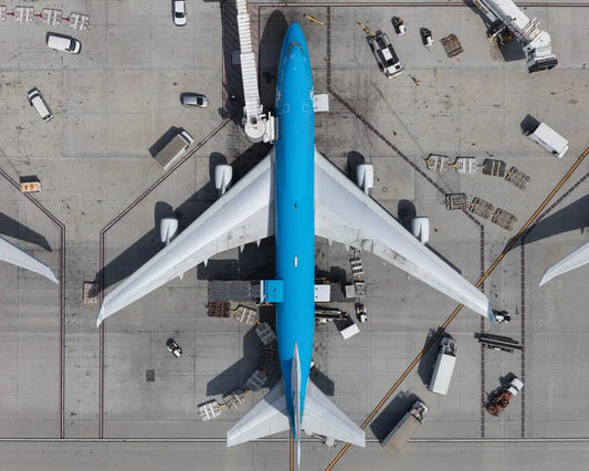 KLM 747-400 Combi, LAX, by Mike Kelley-PurePhoto