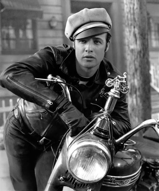 Marlon Brando as Johnny Strabler in "The Wild One", from The Wild Ones collection-PurePhoto