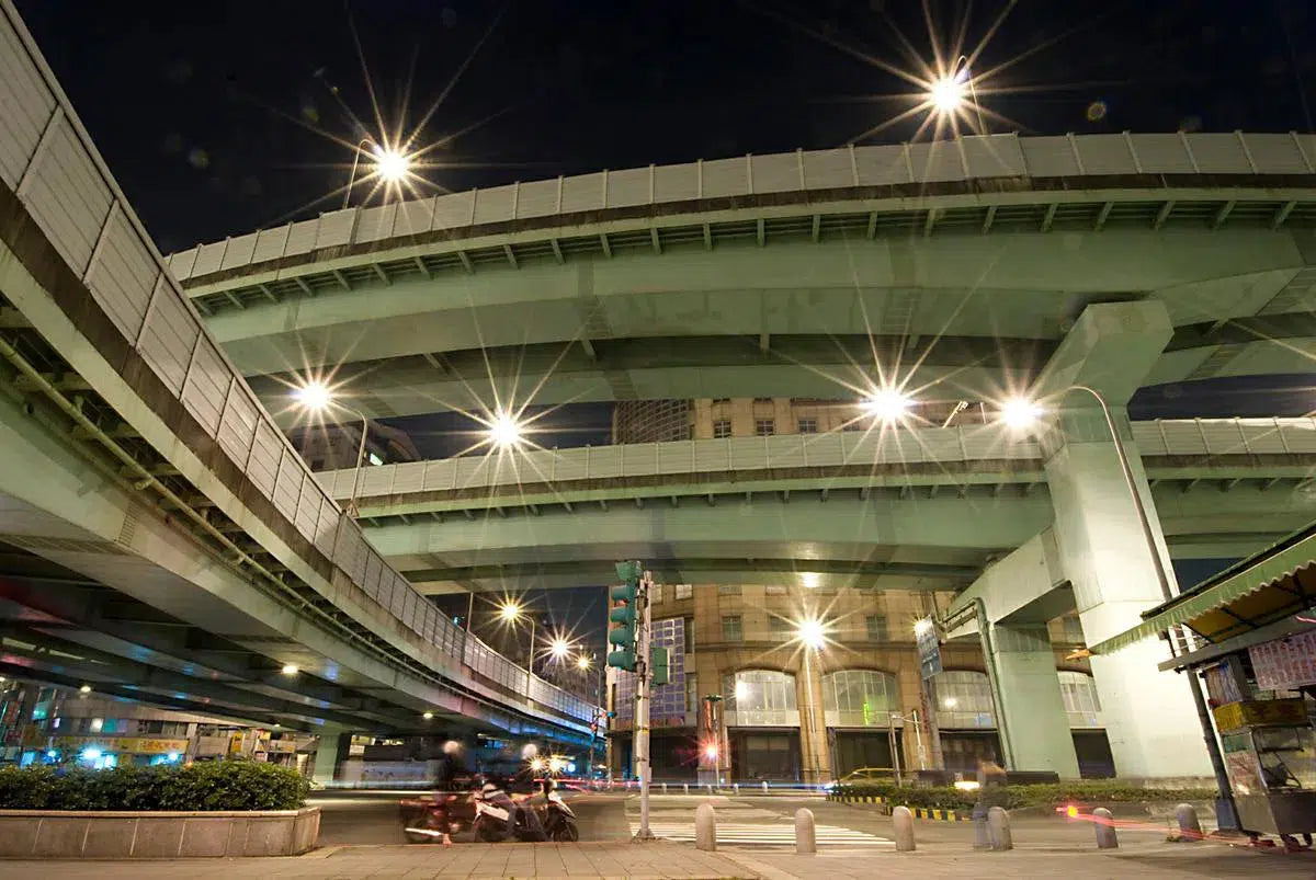 Moped and Overpass, by Garret Suhrie-PurePhoto