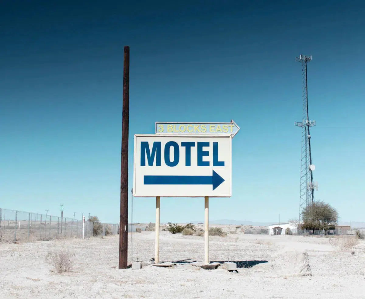 Motel, 3 Blocks East, by Curtis Speer-PurePhoto