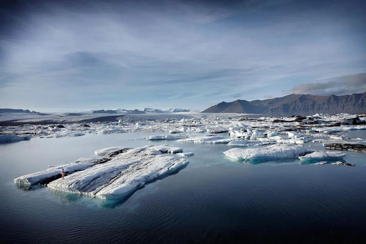 Naked Man on Iceberg, by Peter Andrew-PurePhoto