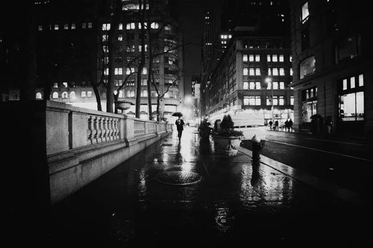 New York City - Rain and Wet Sidewalks, by Vivienne Gucwa-PurePhoto