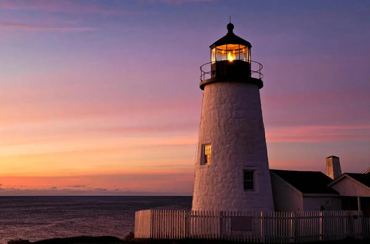 Pemaquid Point Lighthouse, Maine, by John Greim-PurePhoto