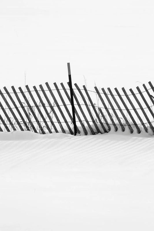 Snow Fence, by Joel Lavold-PurePhoto