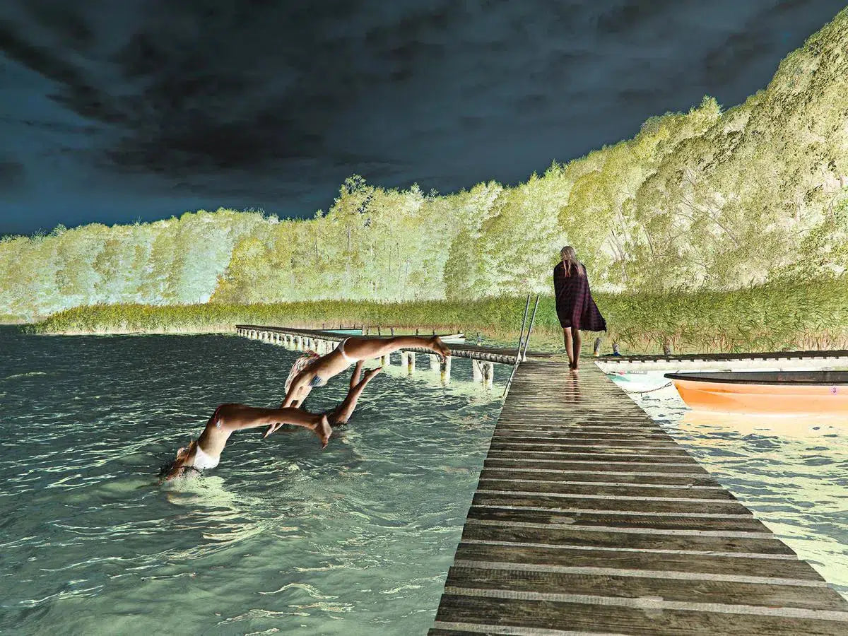 Swimmers at Schaalsee, by Ivo Von Renner-PurePhoto