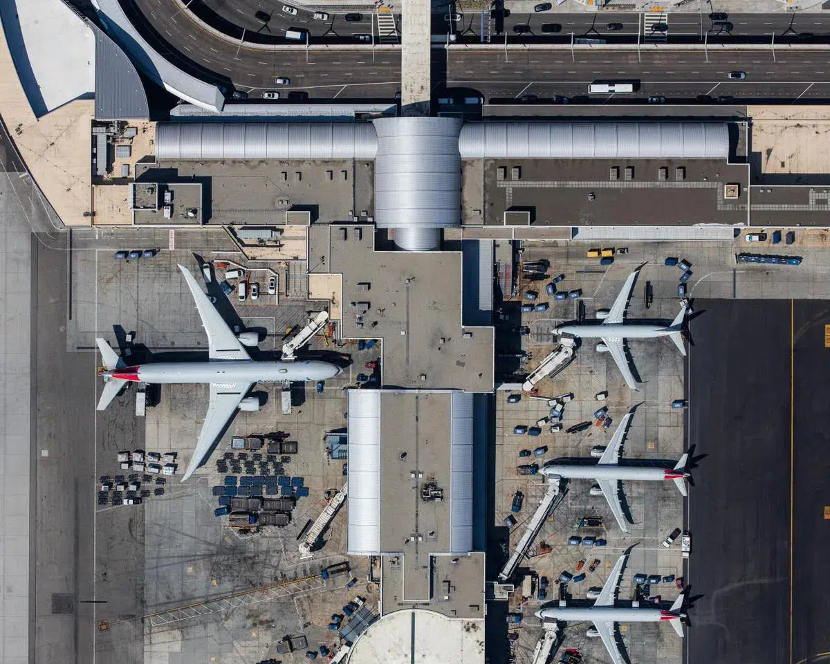 Terminal 4, Central Terminal Loop, LAX, by Mike Kelley-PurePhoto