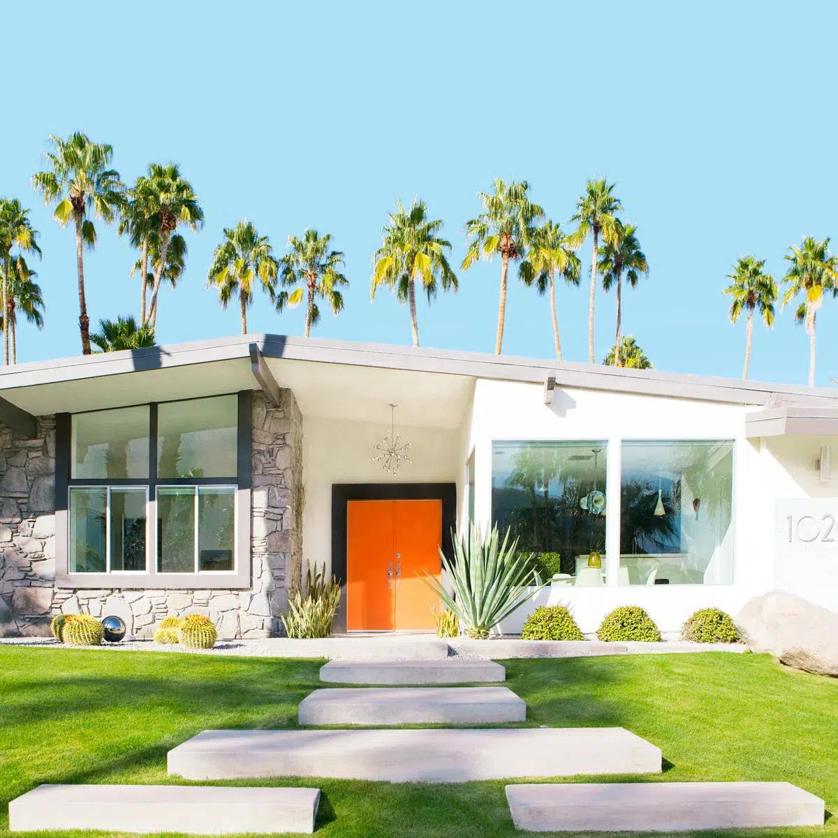 The Real Orange Doors of Palm Springs, by Kelly & Fred-PurePhoto