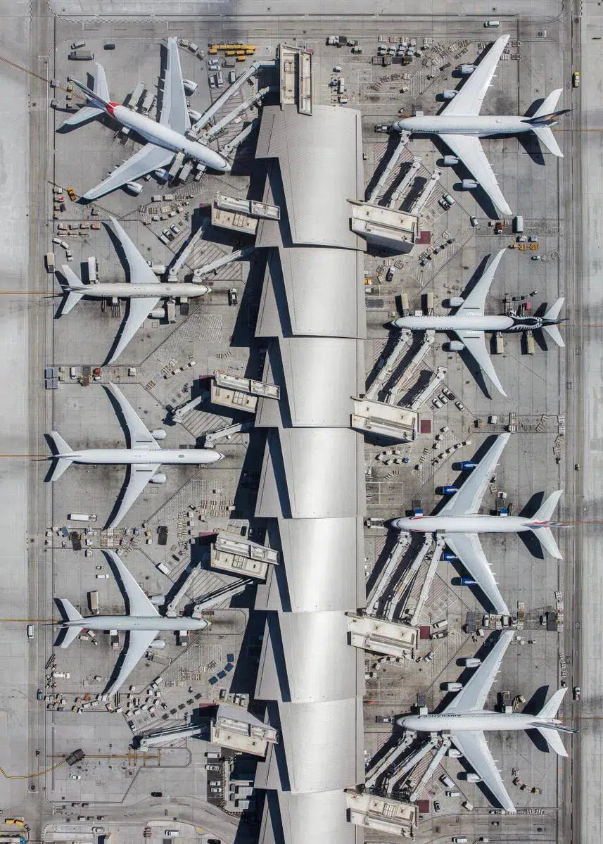 Tom Bradley International Terminal, LAX, by Mike Kelley-PurePhoto