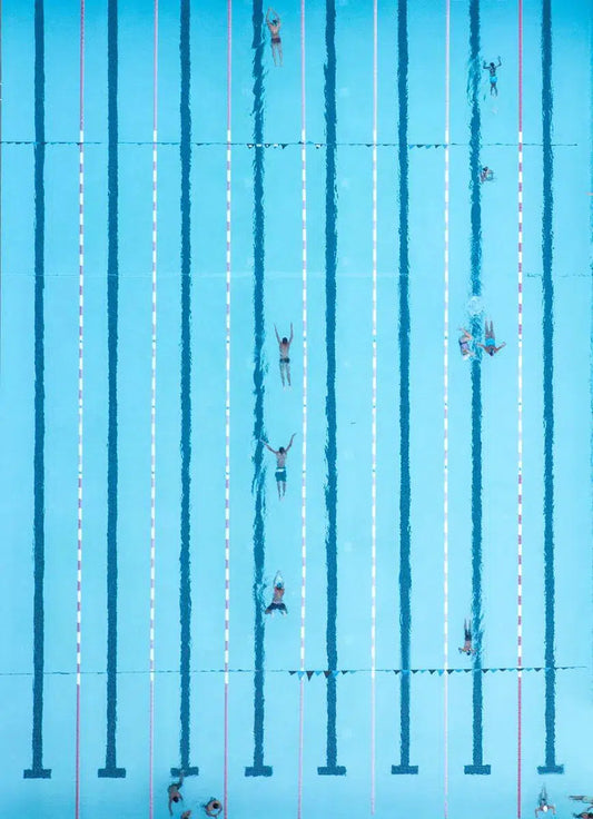 UCLA Swimmers, by Mike Kelley-PurePhoto