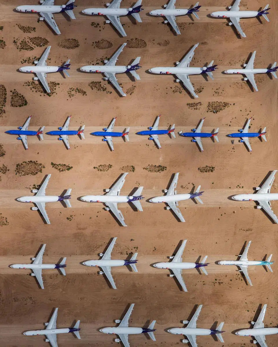 737-500s, VCV, by Mike Kelley-PurePhoto