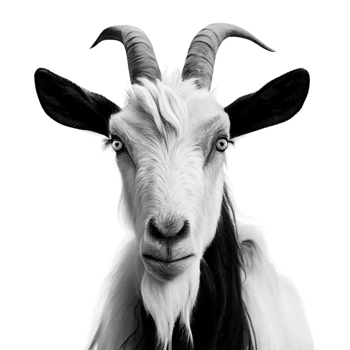 Animal Portrait of Goat, by Trinette + Chris-PurePhoto
