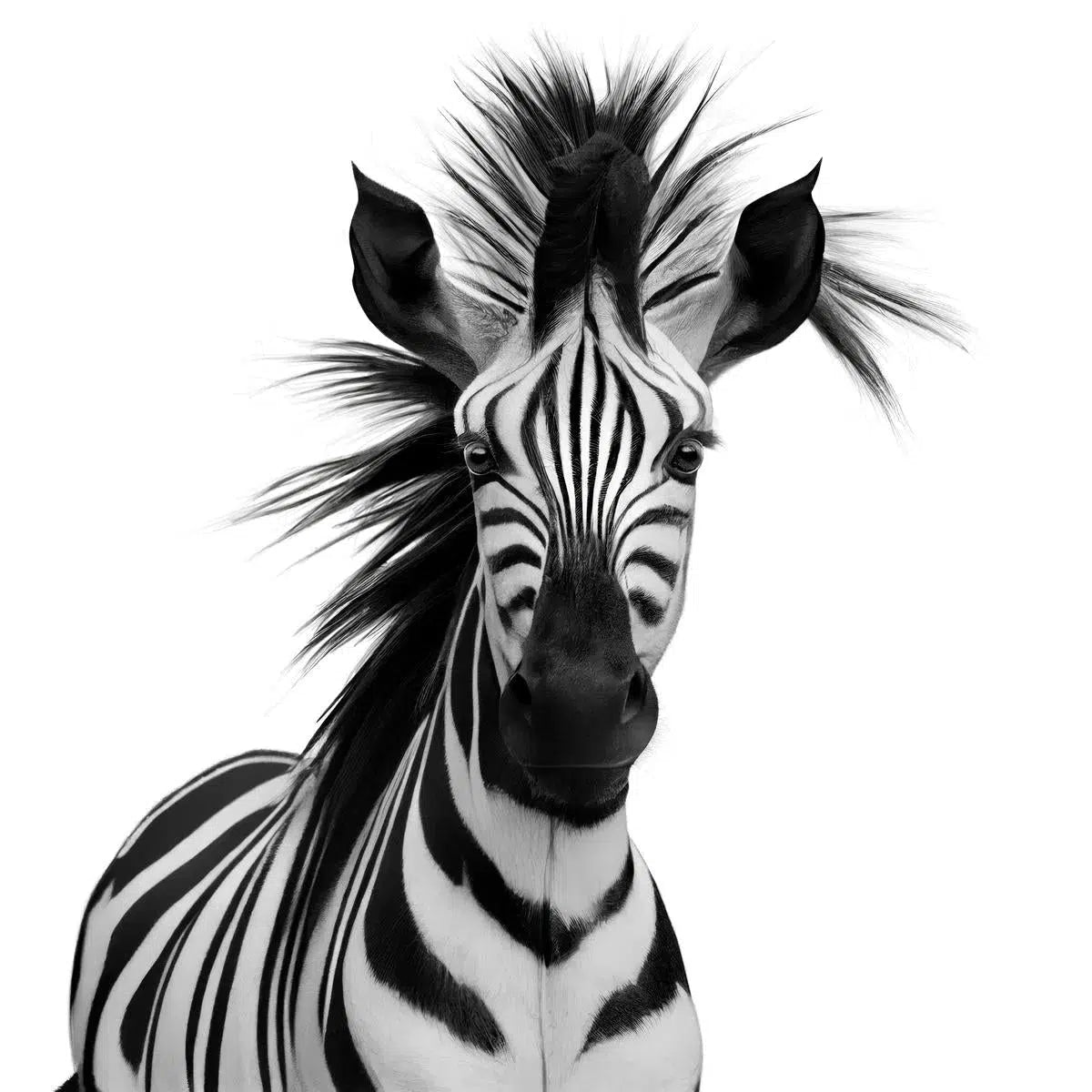 Animal Portrait of Zebra, by Trinette + Chris-PurePhoto