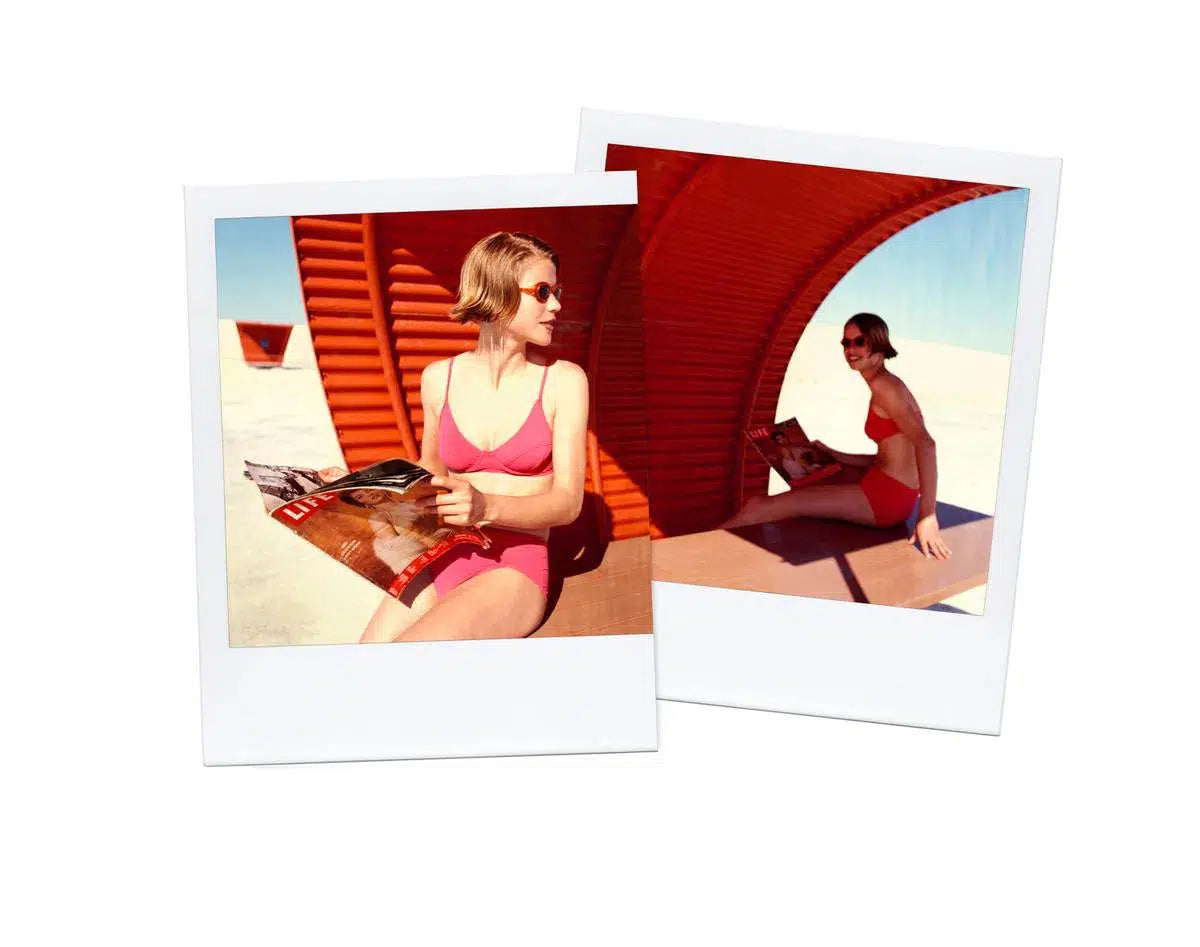 Anna with LIFE Magazine, White Sands 1997, by Ivo Von Renner-PurePhoto