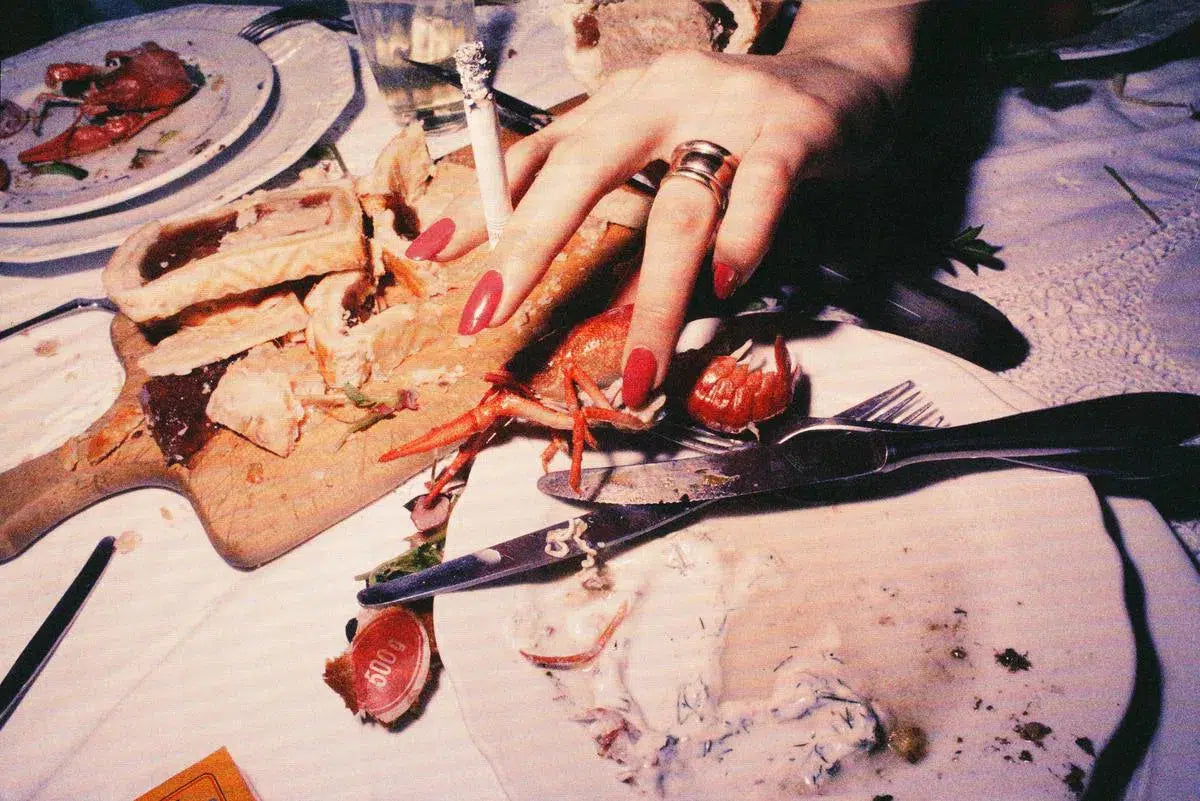 BB eating crayfish, 1988, by Ivo Von Renner-PurePhoto