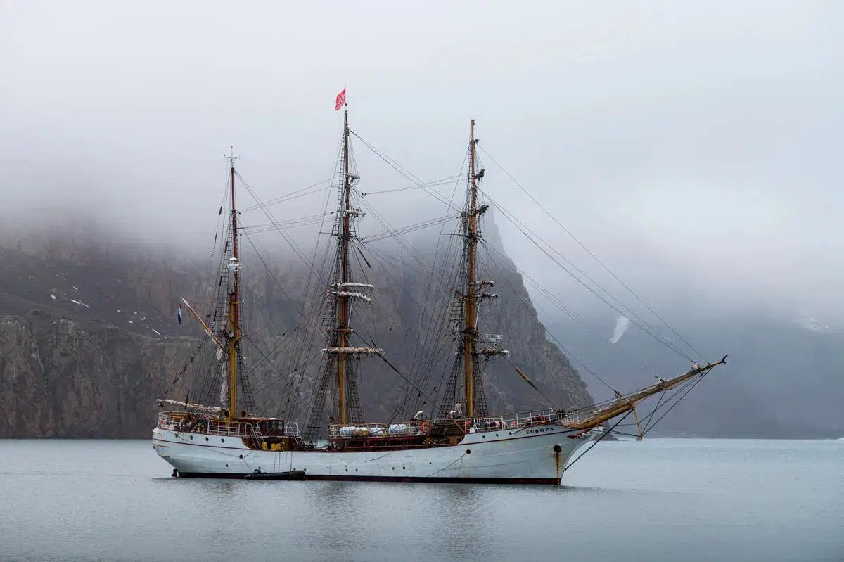 Bark Europa Sailing Ship – Antarctica, by Jan Erik Waider-PurePhoto