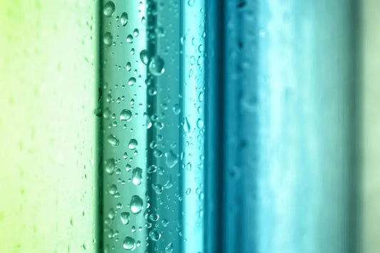 Bathroom Stripes Abstract, by Natalie Kinnear-PurePhoto