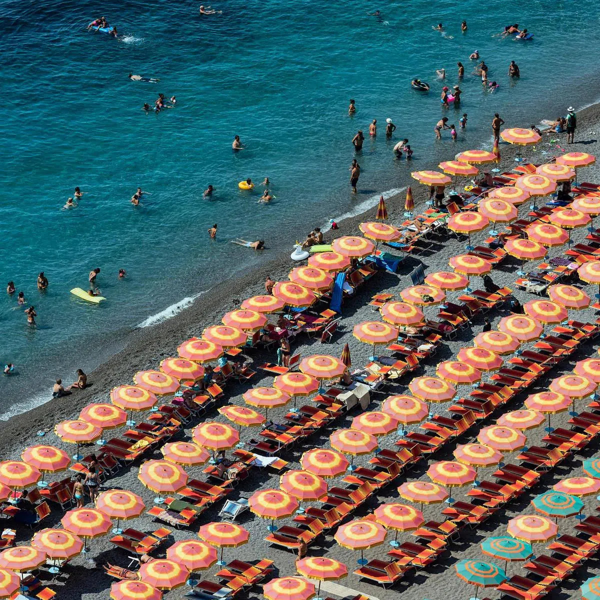 Beach, Positano, by John Greim-PurePhoto
