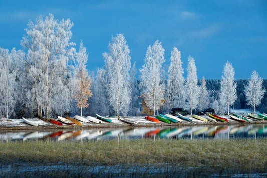 Boats and Frost, by Ari Salmela-PurePhoto