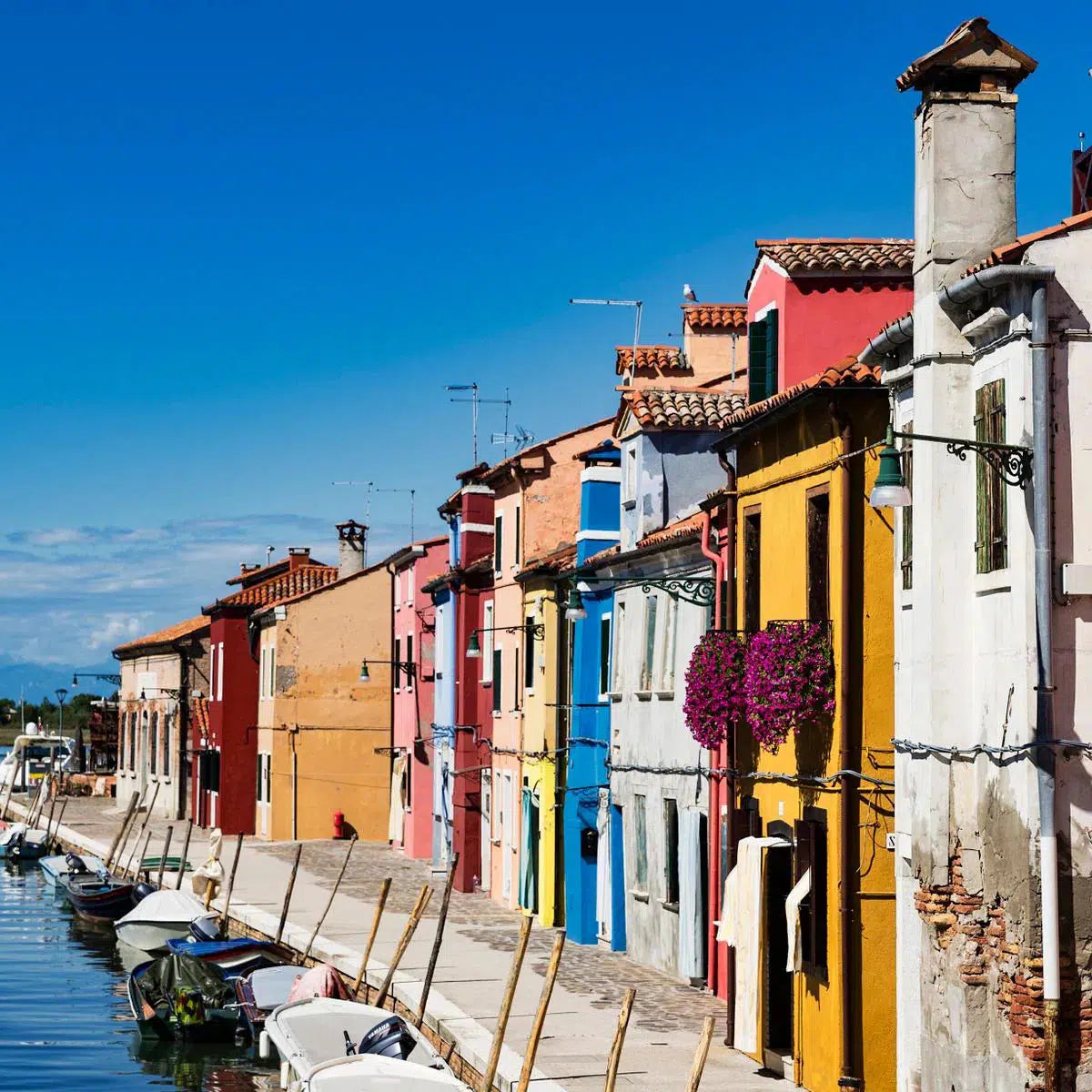 Burano Houses, by John Greim-PurePhoto