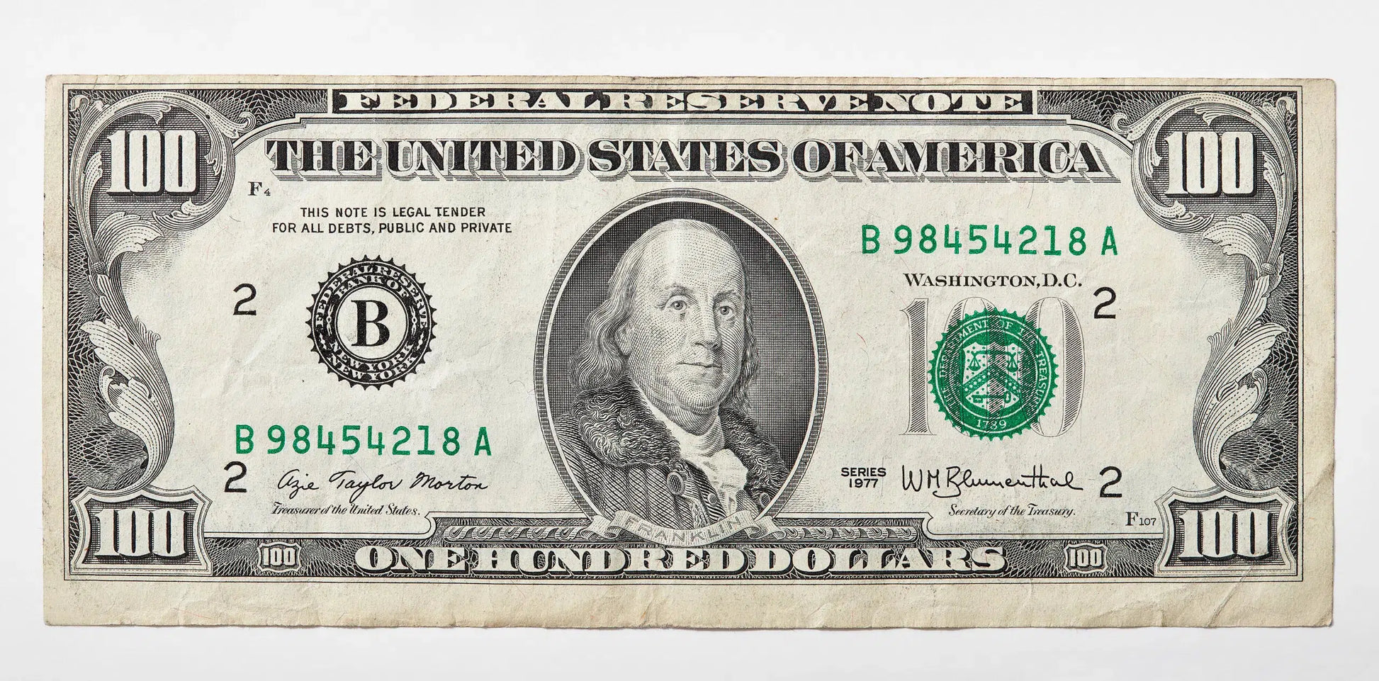 C Note, USA $100, by Peter Andrew-PurePhoto