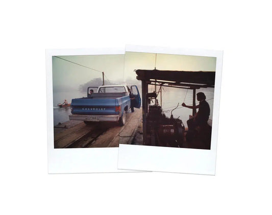 Chevy on Ferry in Panajachel, Guatemala 1979, by Ivo Von Renner-PurePhoto