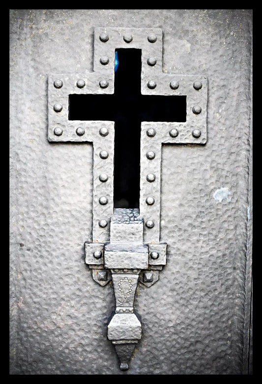 Cross at Recoleta Cemetery, Framed-PurePhoto