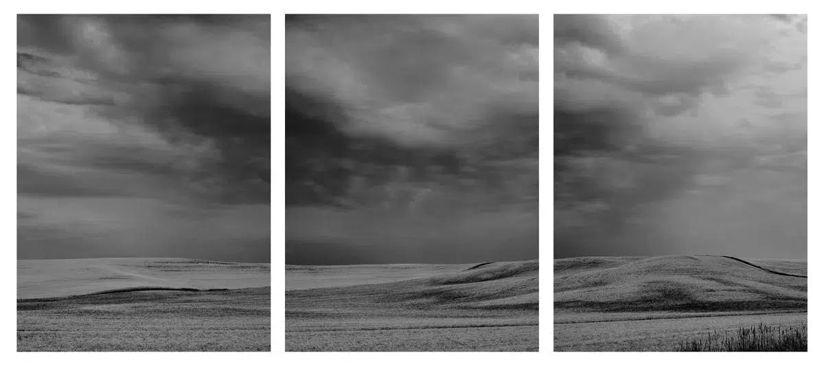 Dark Hills Triptych, by Dale Hedden-PurePhoto