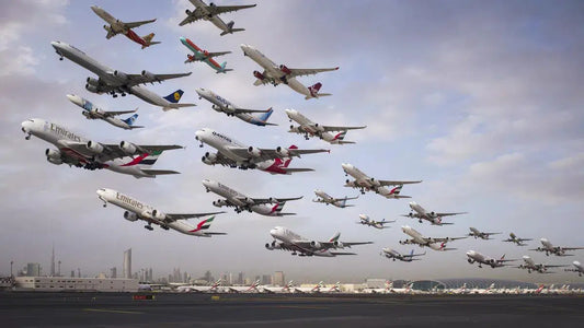 Dubai International 12R (Morning Heavy Departures), by Mike Kelley-PurePhoto