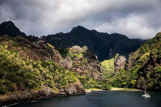Fatu Hiva, Baie des Vierges, by Tom Fowlks-PurePhoto