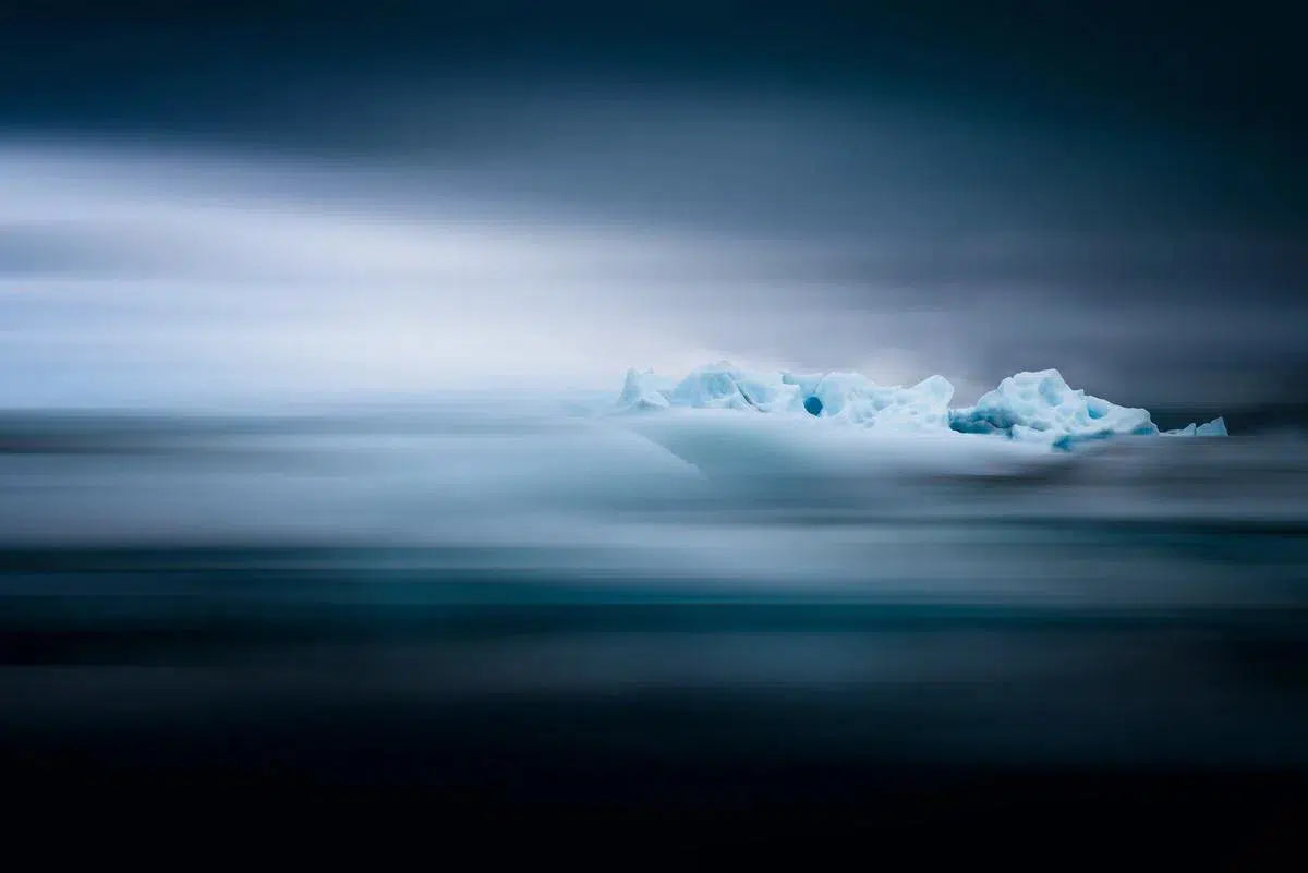 Frozen Movement – Jökulsárlón Glacier Lagoon, Iceland, by Jan Erik Waider-PurePhoto