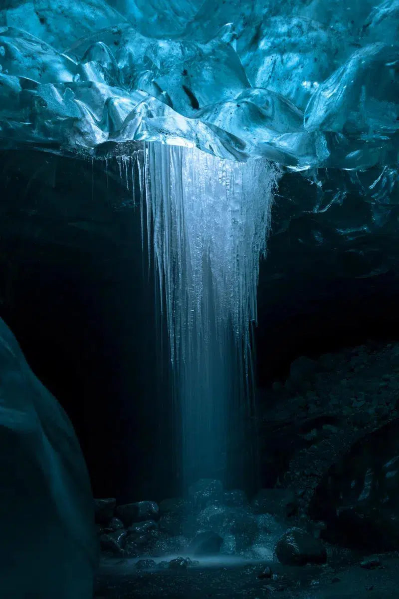 Frozen Waterfall – Iceland, by Jan Erik Waider-PurePhoto