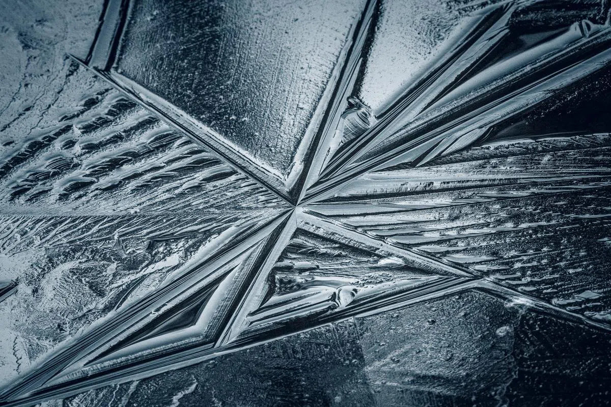 Geometry of Ice VI – Lake Eibsee, Germany, by Jan Erik Waider-PurePhoto