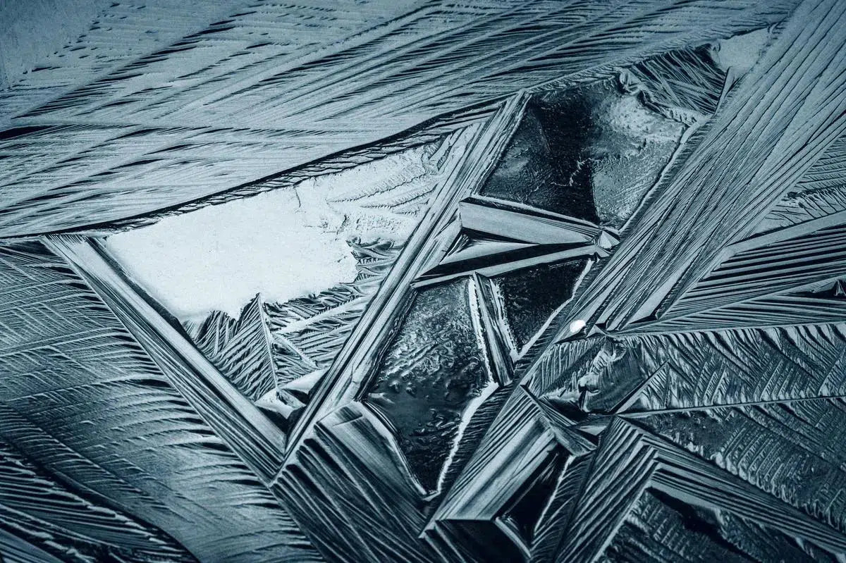 Geometry of Ice VII – Lake Eibsee, Germany, by Jan Erik Waider-PurePhoto