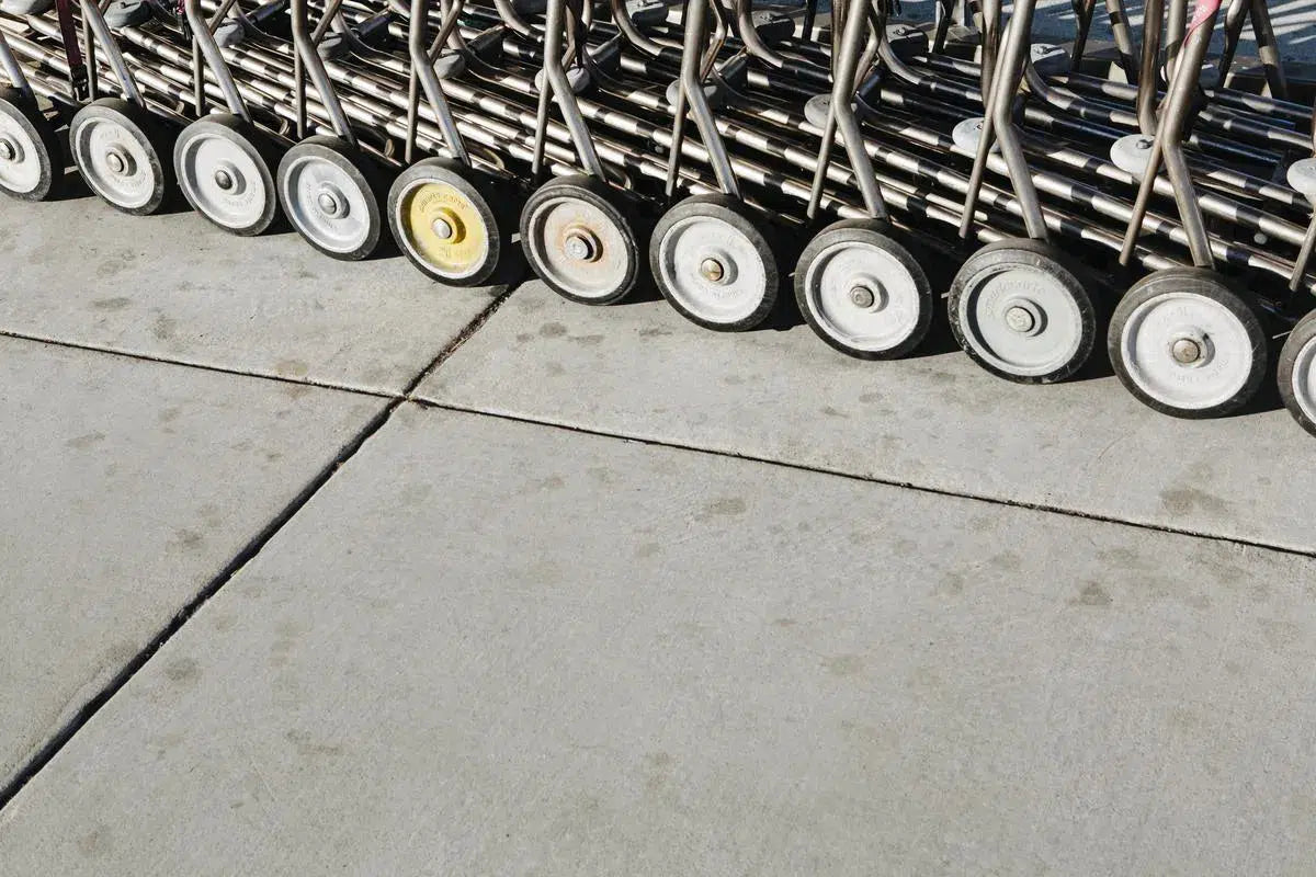 Grocery Cart Wheels, by Paul Edmondson-PurePhoto