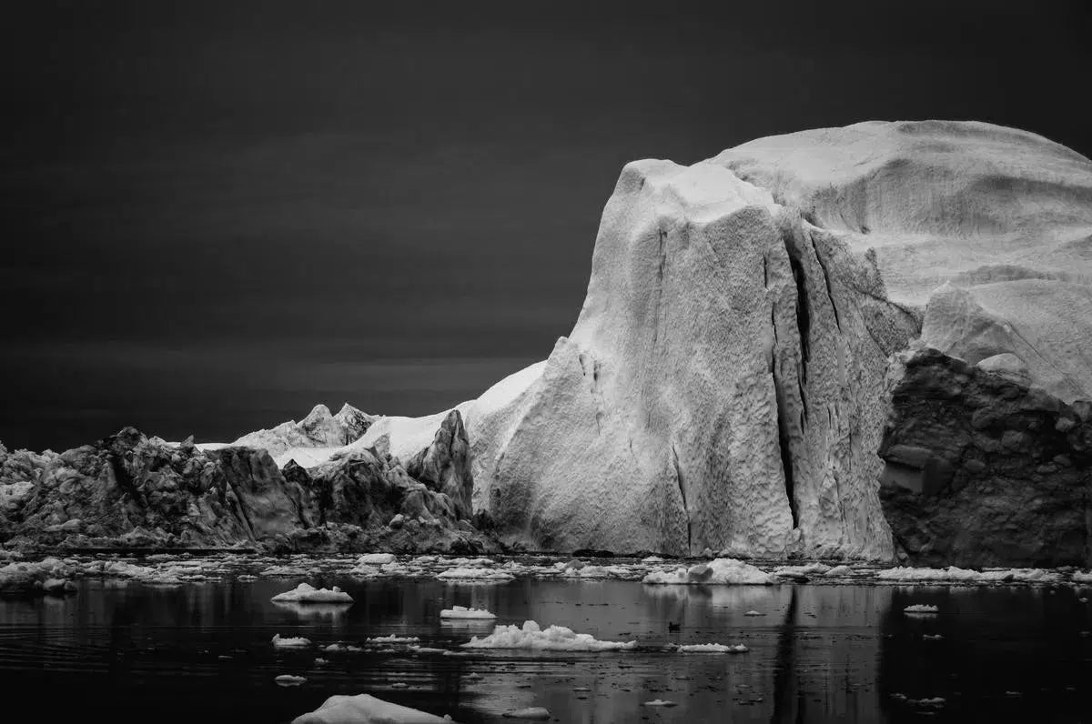Ice on Black II – Greenland, by Jan Erik Waider-PurePhoto