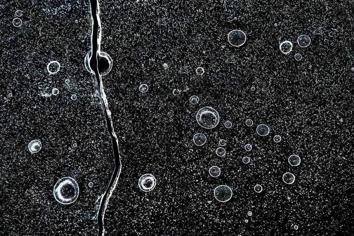 Icy Abstract #3, by Garret Suhrie-PurePhoto