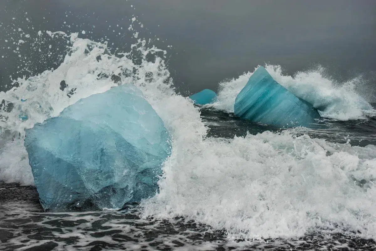 Icy Waves, by Garret Suhrie-PurePhoto