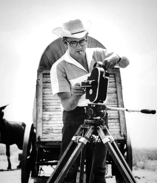 James Dean behind the camera, from The Wild Ones collection-PurePhoto