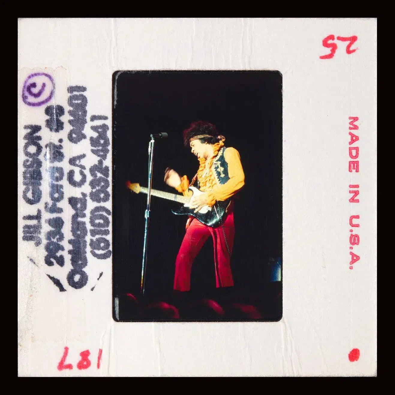 Jimi Hendrix - Slide 1, from The Wild Ones collection-PurePhoto