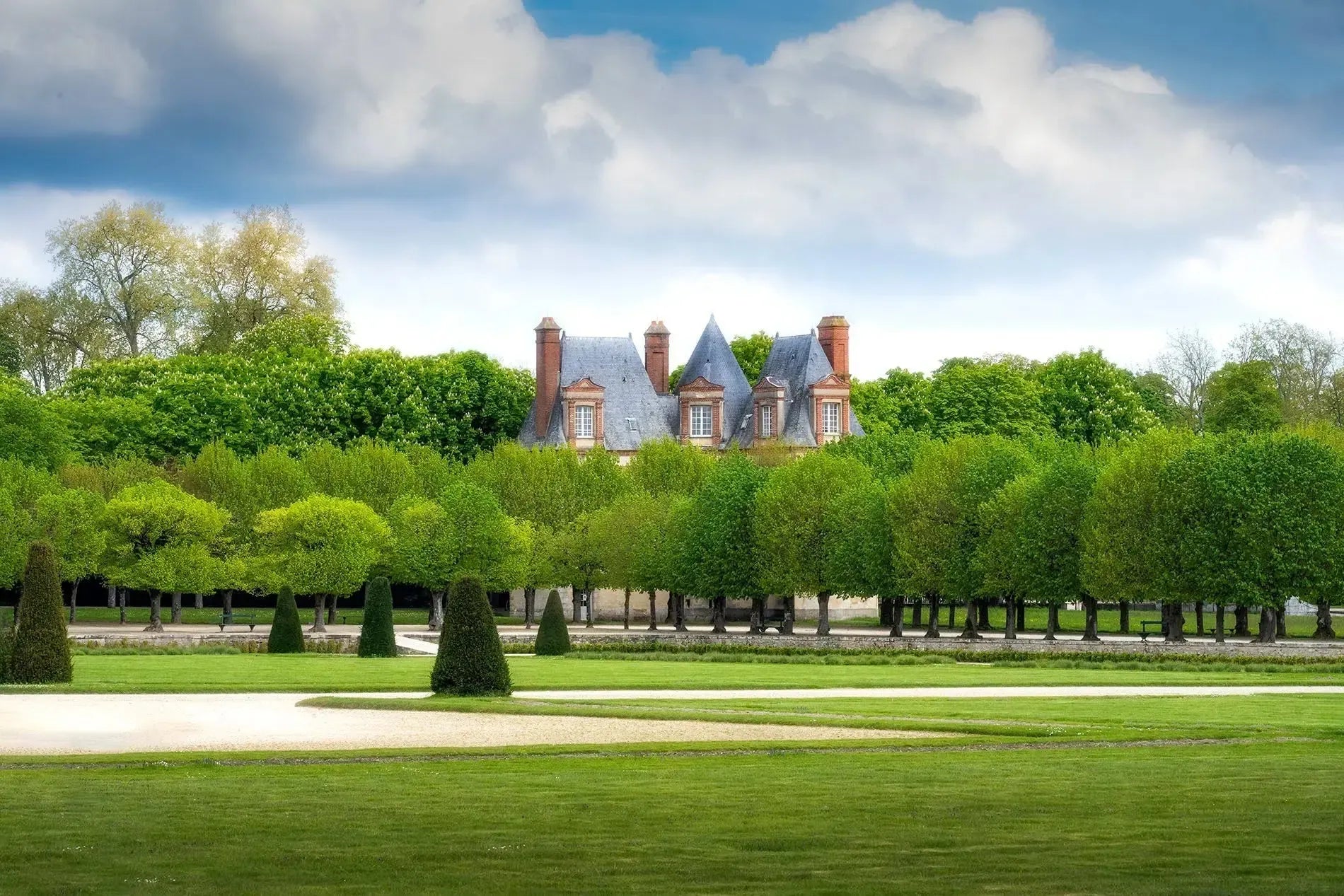 Le Grand Parterre, Fontainebleau 2, by Dario Preger-PurePhoto