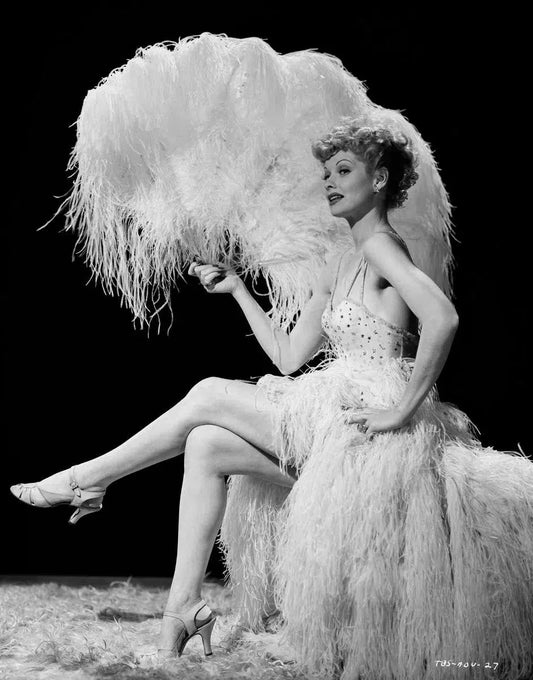 Lucille Ball in Feathers, from The Wild Ones collection-PurePhoto