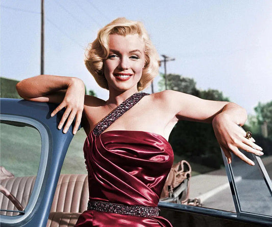 Marilyn Monroe Smiling on "How to Marry a Millionaire" (color), from The Wild Ones collection-PurePhoto