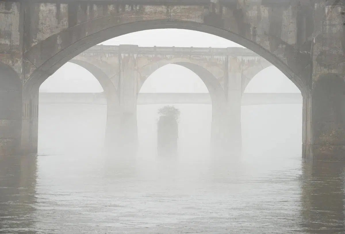 Misty Morning on the Susquehanna #1, by Garret Suhrie-PurePhoto
